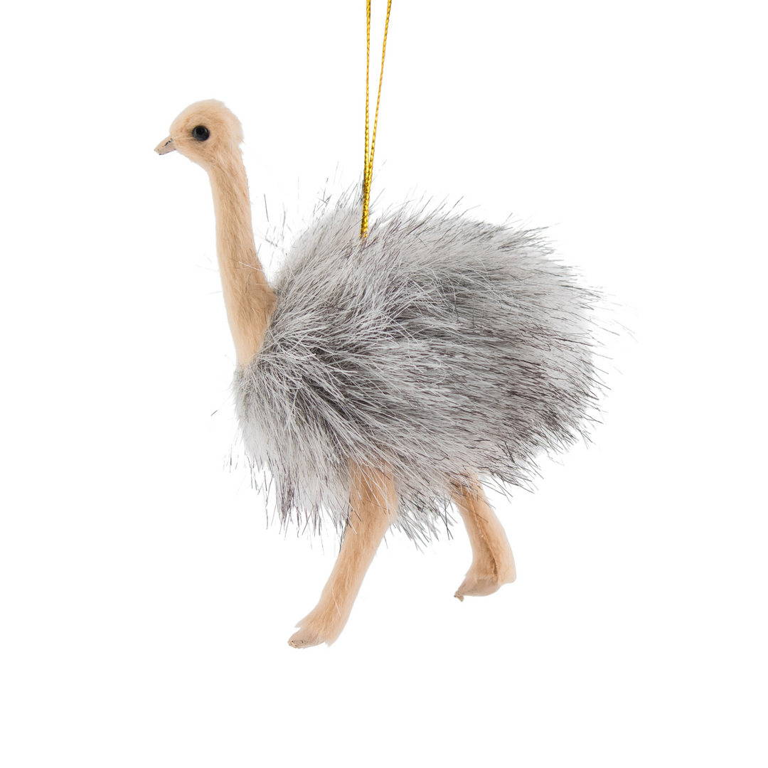Swing Gifts Faux Fur Hanging Deco Emu | Merchants Homewares