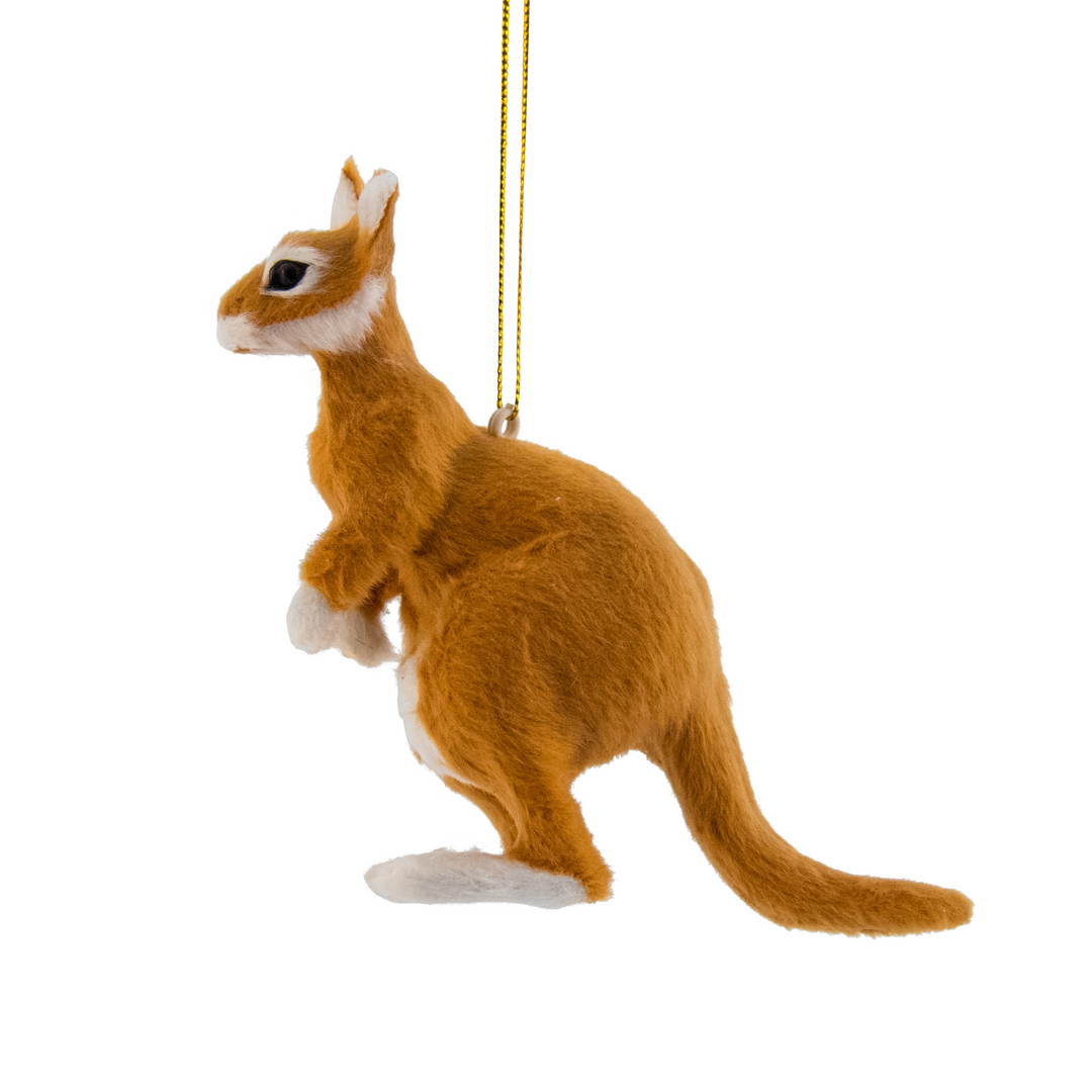 Swing Gifts Faux Fur Hanging Deco Red Kangaroo | Merchants Homewares