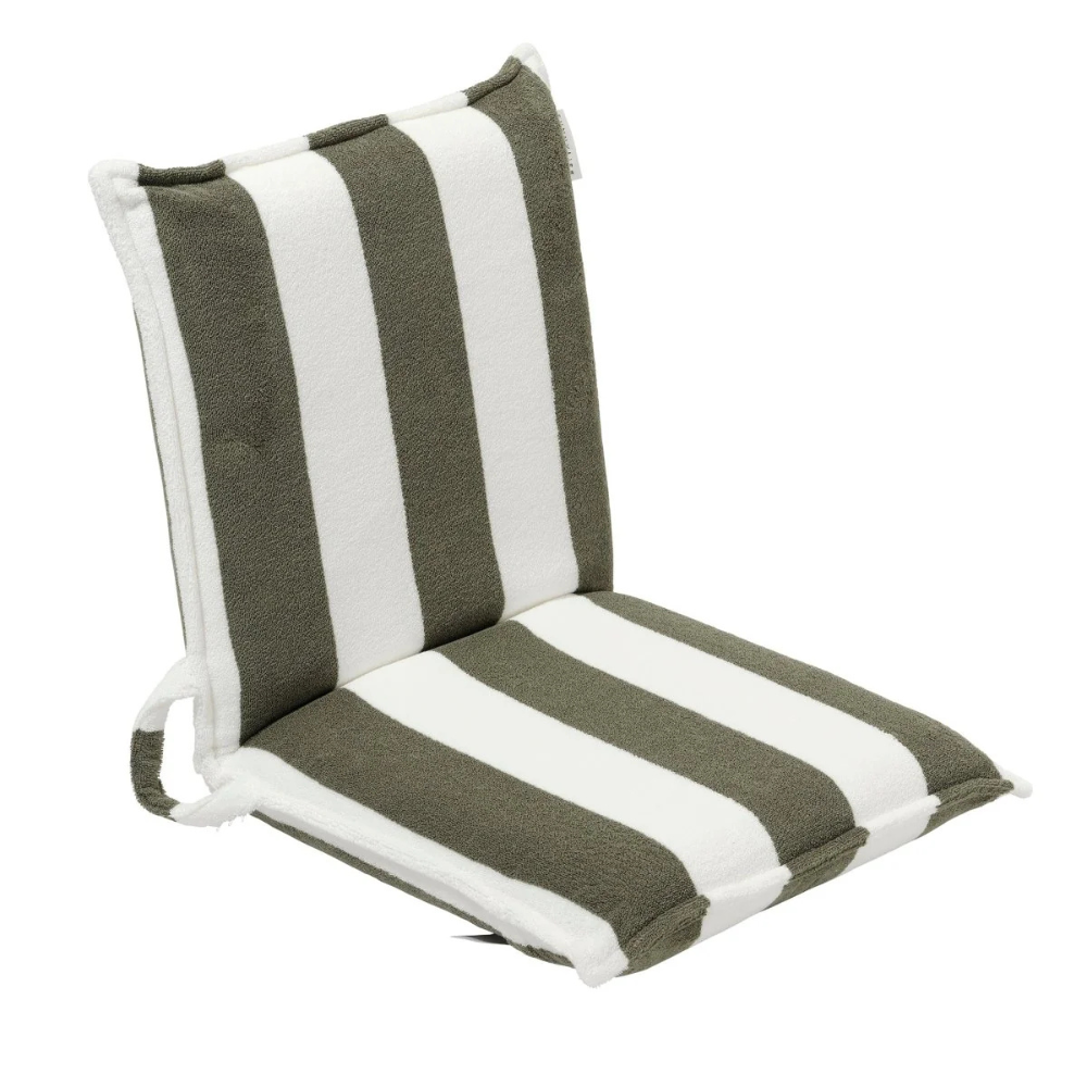 Sunnylife Terry Travel Longer Olive Stripe | Merchant Homewares