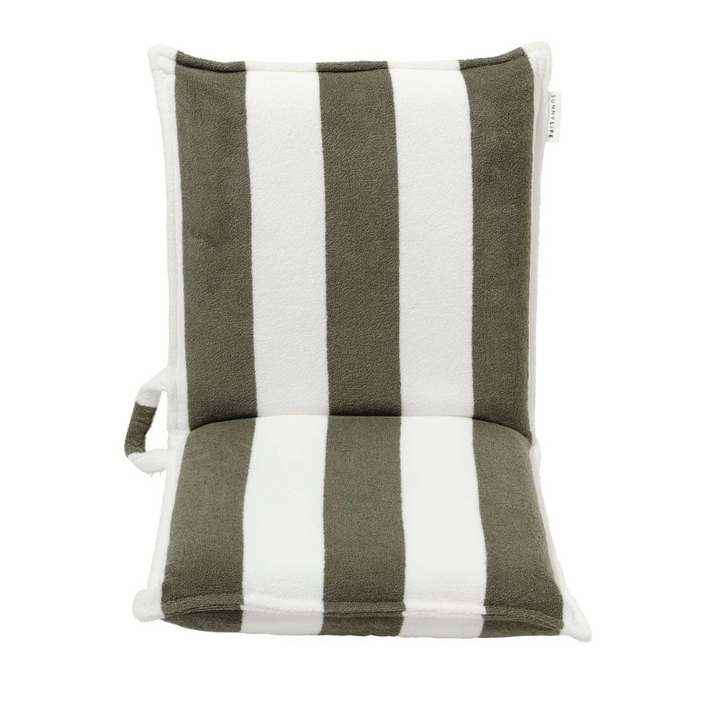 Sunnylife Terry Travel Longer Olive Stripe | Merchant Homewares