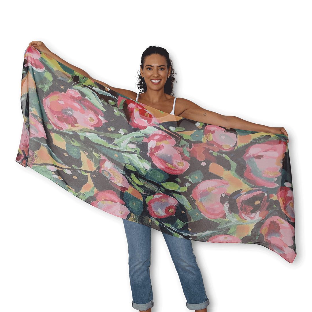 The Artists Label Blossum Scarf | Merchants Homewares