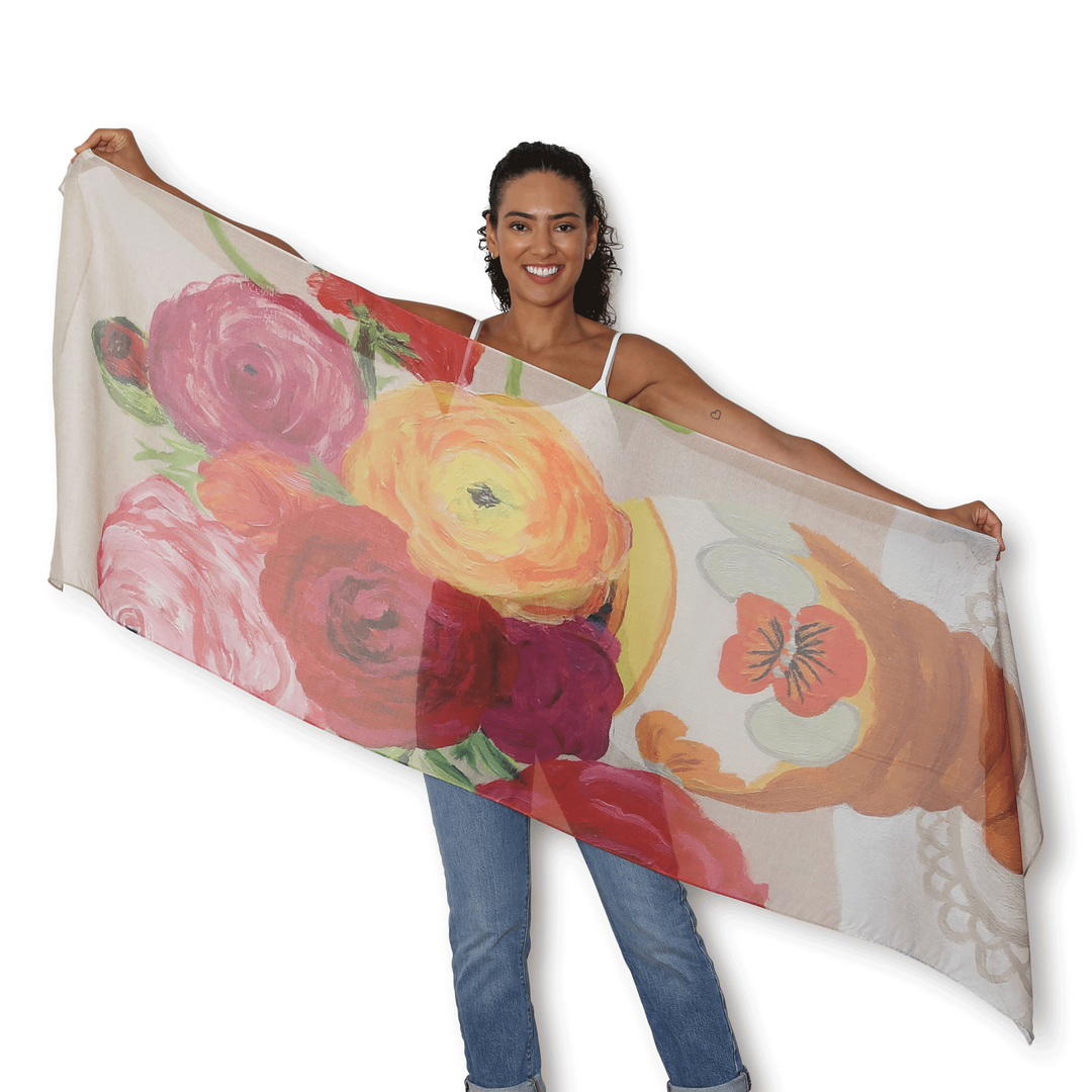 The Artists Label Clarice Cliff Vase Scarf | Merchants Homewares
