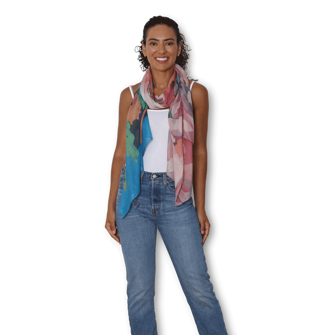 The Artists Label Pink Granite Scarf | Merchants Homewares