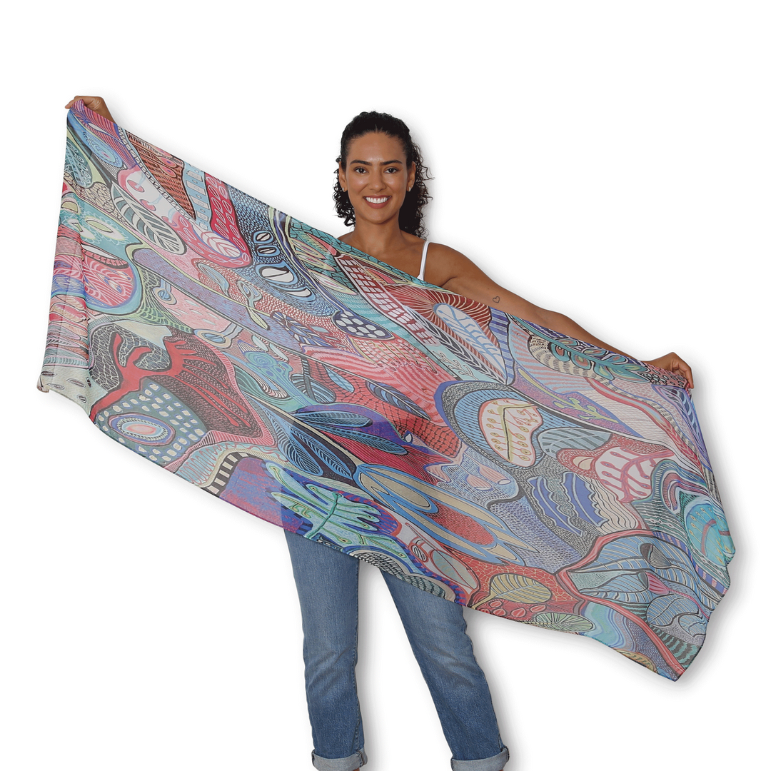 The Artists Label Plentiful Scarf | Merchants Homewares