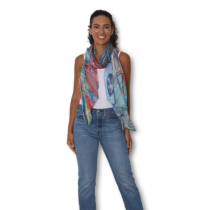 The Artists Label Plentiful Scarf | Merchants Homewares