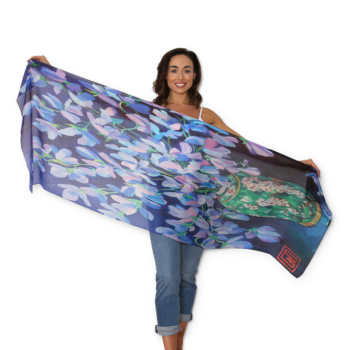 The Artists Label Scarf Green Vase | Merchants Homewares