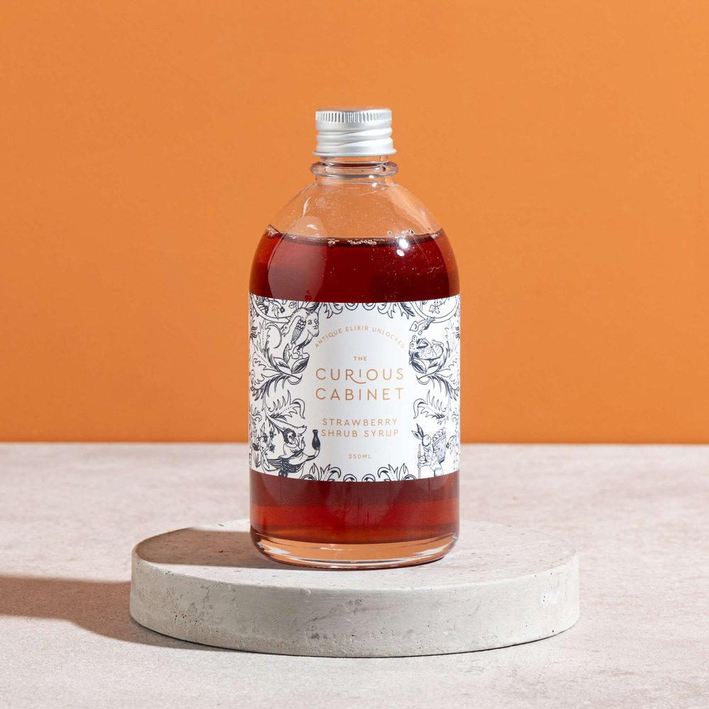 The Curious Cabinet Strawberry Shrub Syrup | Merchants Homewares