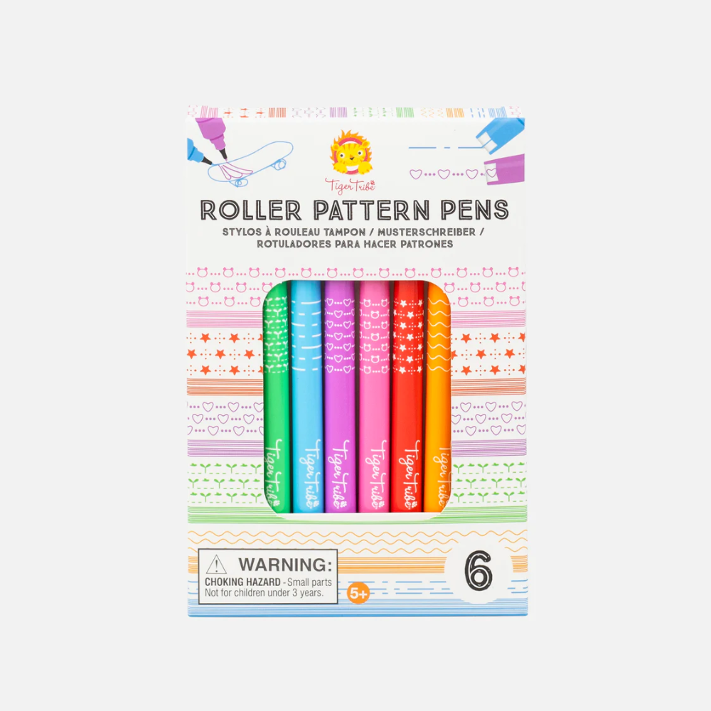 Tiger Tribe Roller Pattern Pens Packaging | Merchants Homewares