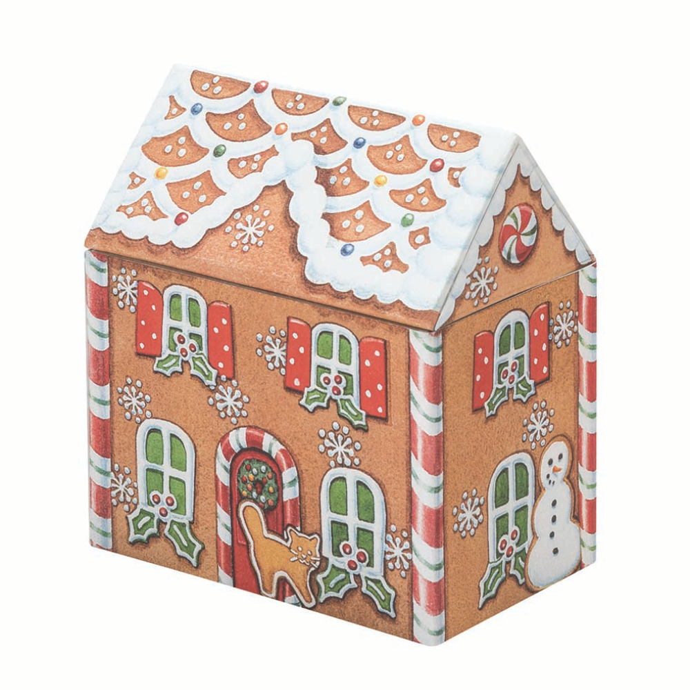 Tinco Large Gingerbread House Tin | Merchants Homewares