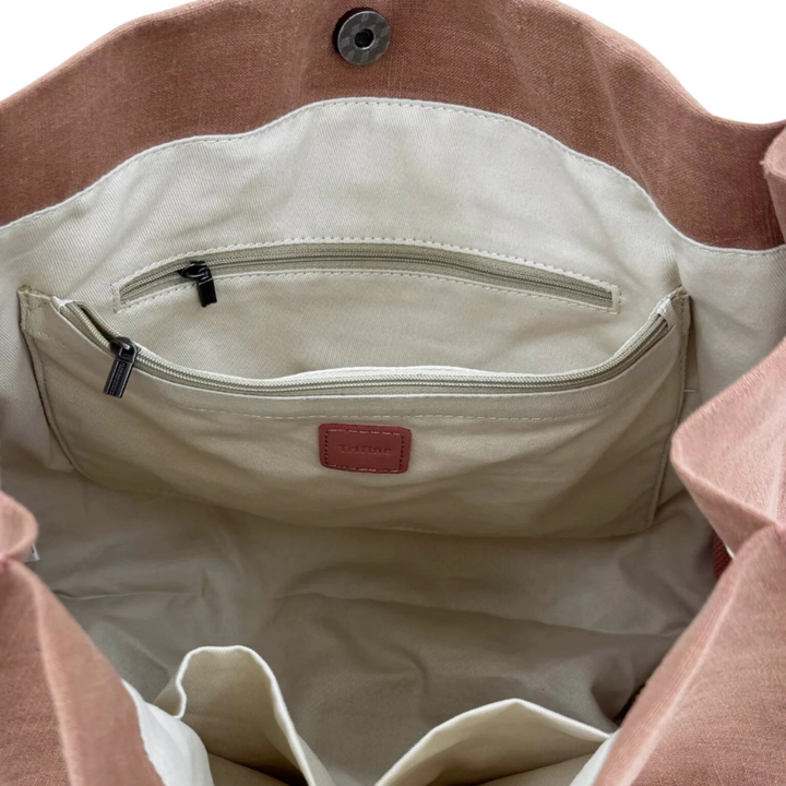 Trifine | Land and Sea Tote Bag | Blush
