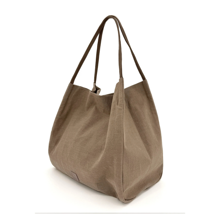 Trifine | Land and Sea Tote Bag | Taupe