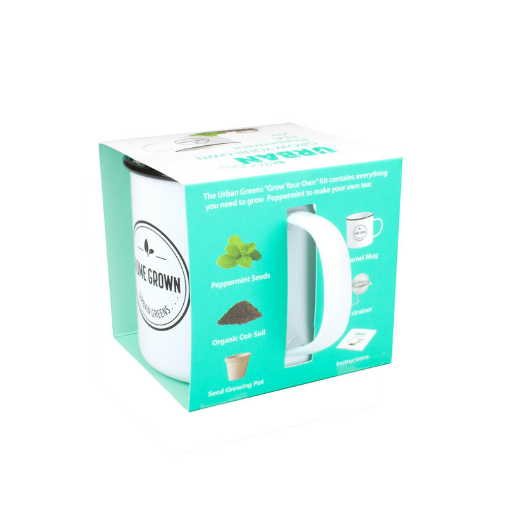 Urban Greens Co Grow Kit Grow Your Own Peppermint Tea | Merchants Homewares