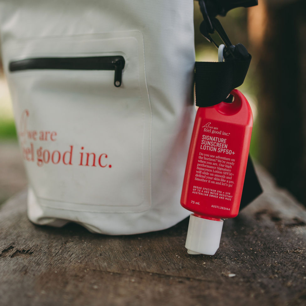 We Are Feel Good Inc Signature Suncreen Traveller SPF 50+ Lifestyle | Merchants Homewares