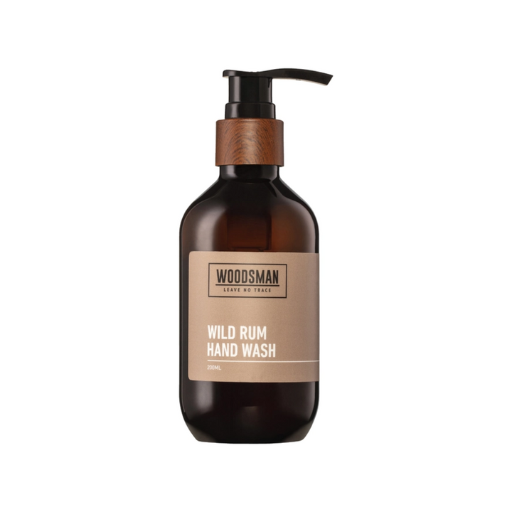 Woodsman Wild Rum Hand Wash 200ml | Merchants Homewares