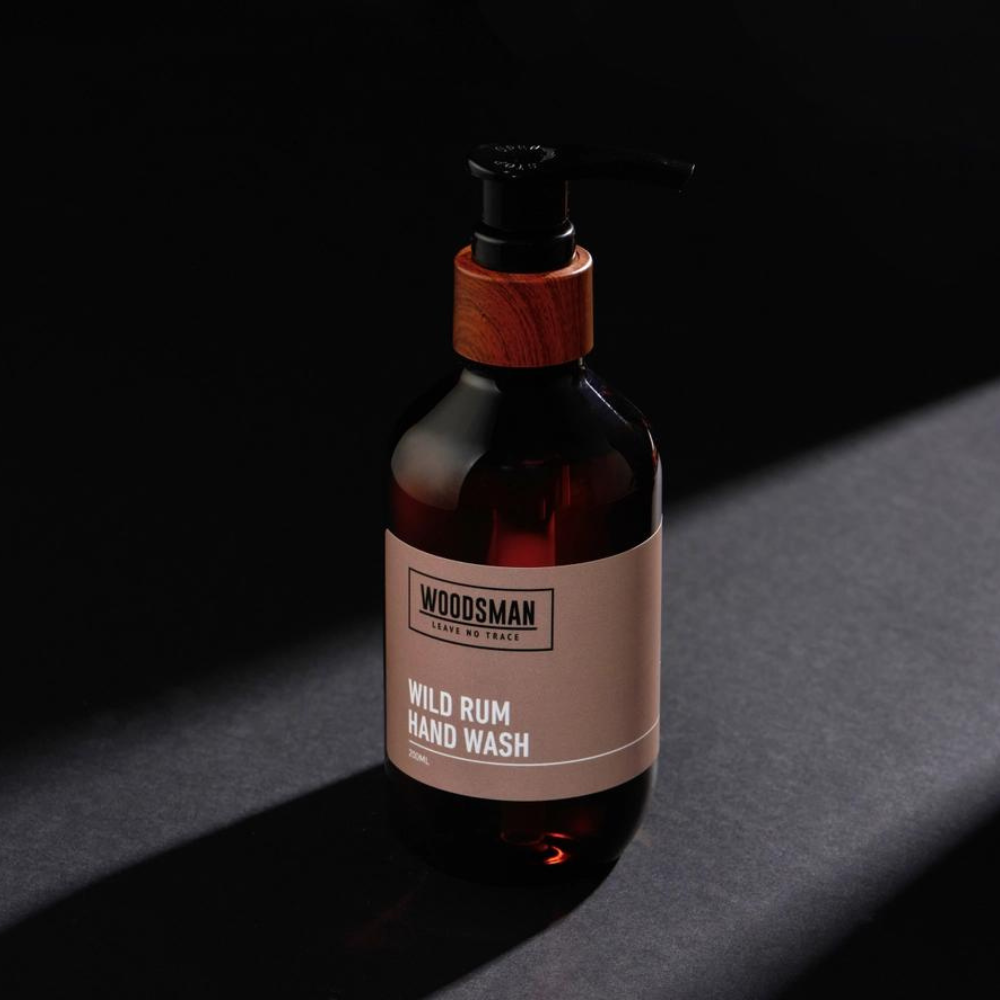 Woodsman Wild Rum Hand Wash 200ml | Merchants Homewares