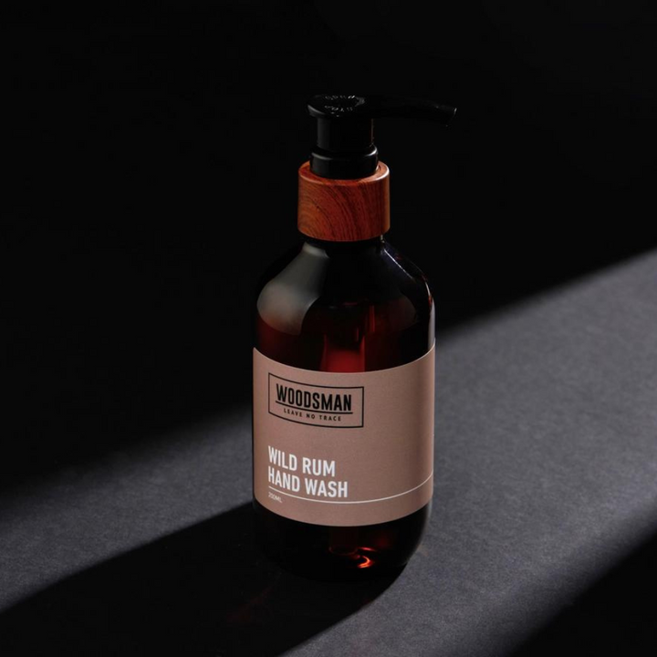 Woodsman Wild Rum Hand Wash 200ml | Merchants Homewares