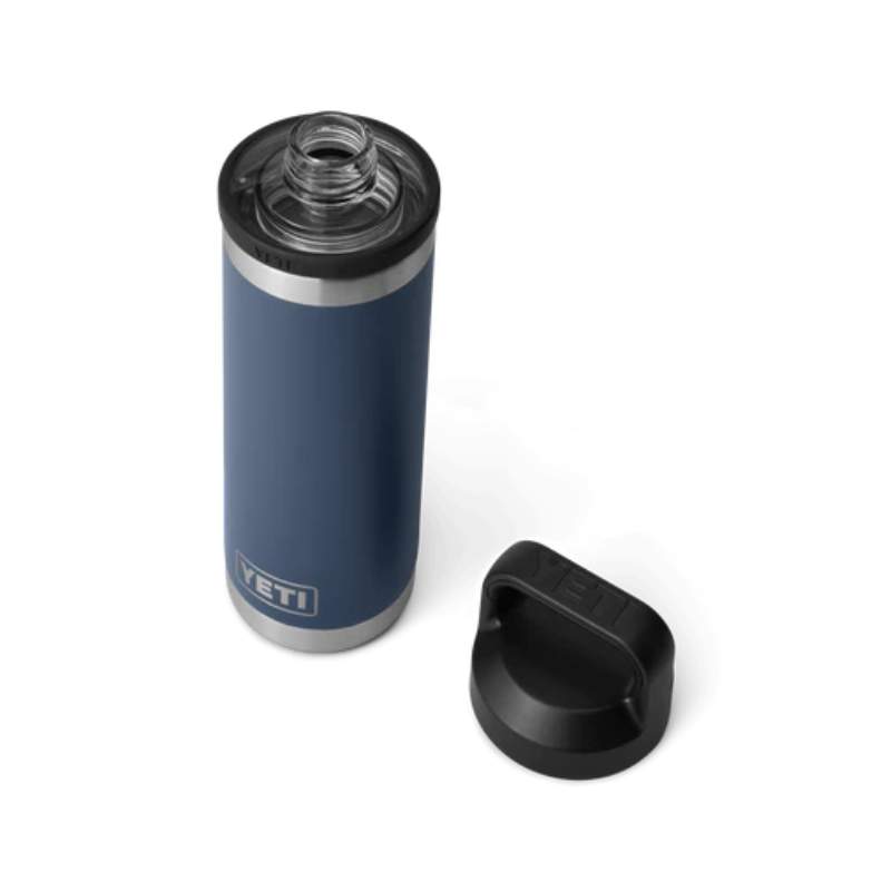 Yeti Rambler 18oz Bottle Navy Open | Merchants Homewares