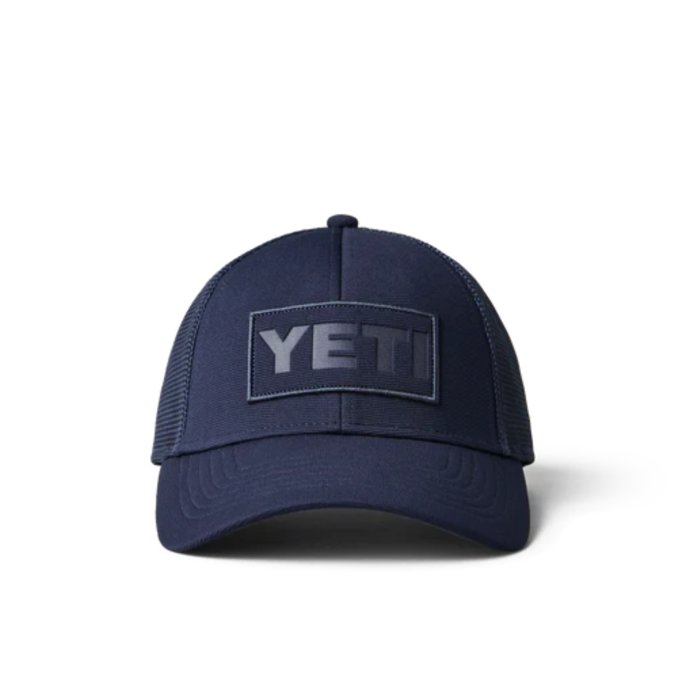 Yeti Patch On Patch Navy On Navy Patch Trucker Hat | Merchants Homewares