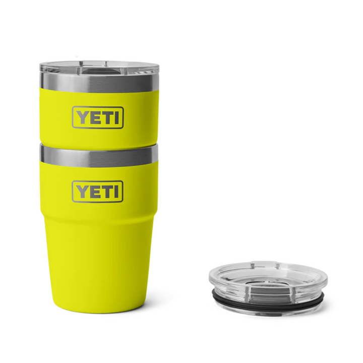 Yeti Rambler 16oz Stackable Cup Firefly Yellow | Merchants Homewares