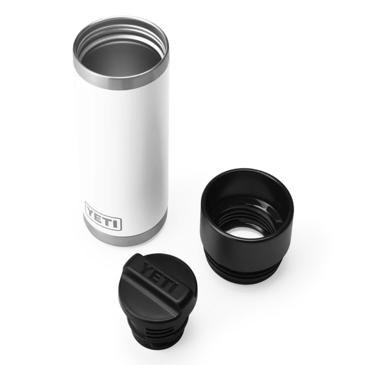 Yeti Rambler 18oz Bottle With Hotshot Cap White | Merchants Homewares