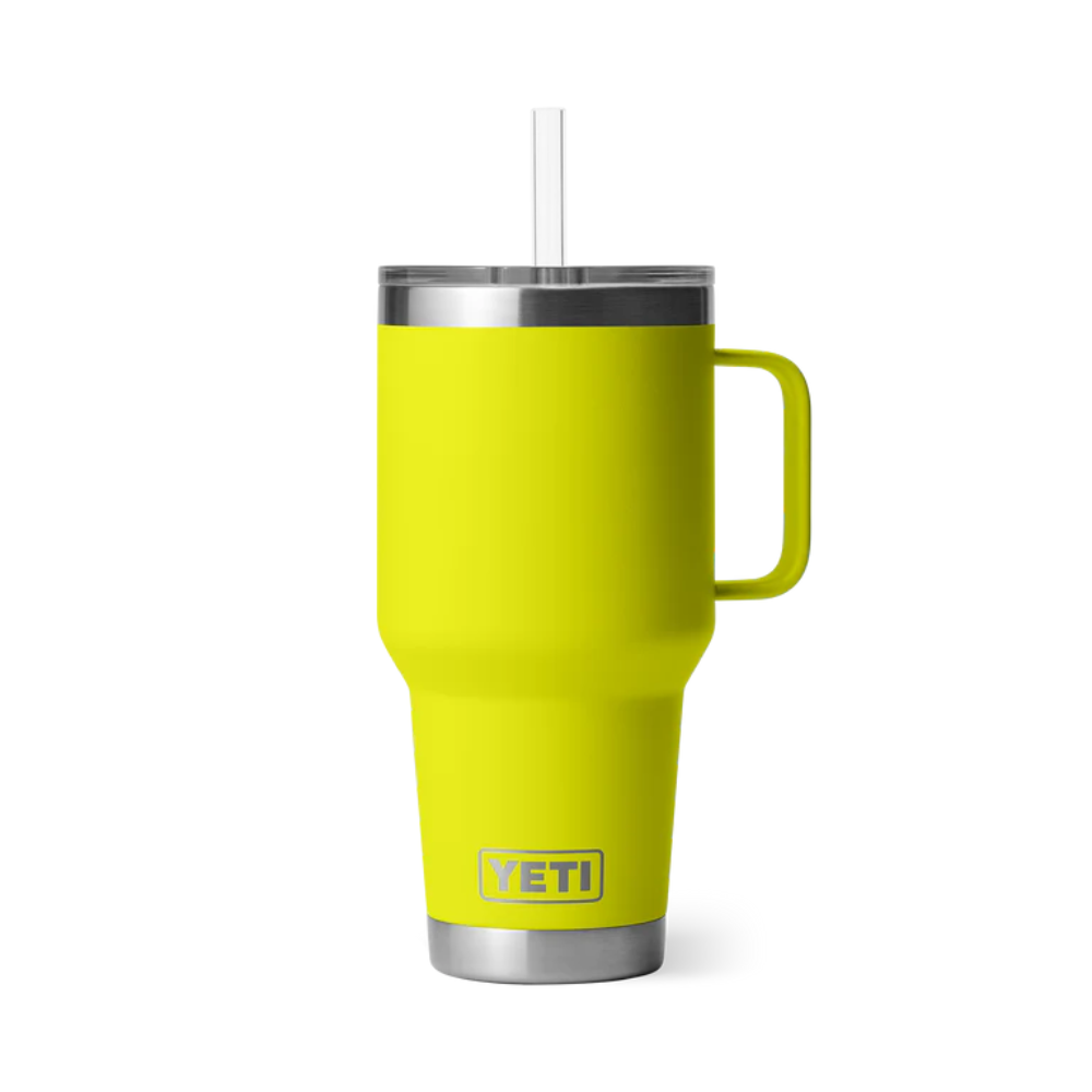 Yeti Rambler 35oz Straw Mug Firefly Yellow | Merchants Homewares