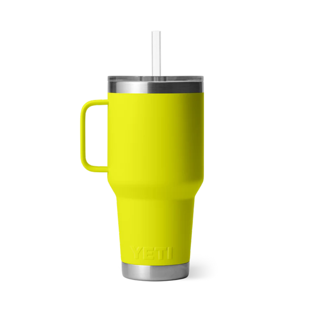 Yeti Rambler 35oz Straw Mug Firefly Yellow | Merchants Homewares