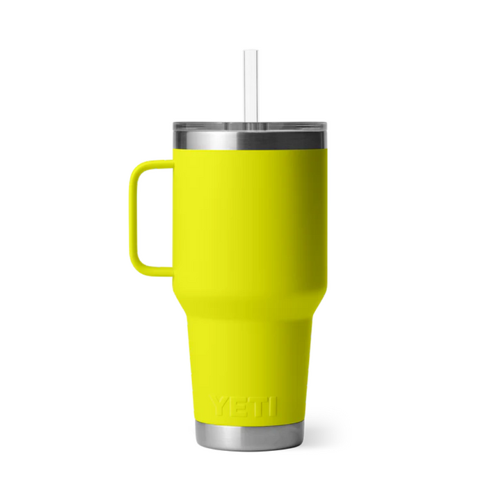 Yeti Rambler 35oz Straw Mug Firefly Yellow | Merchants Homewares