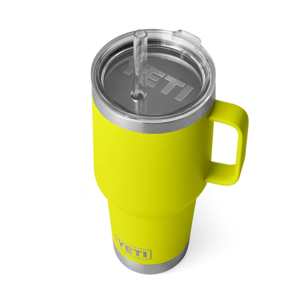 Yeti Rambler 35oz Straw Mug Firefly Yellow | Merchants Homewares