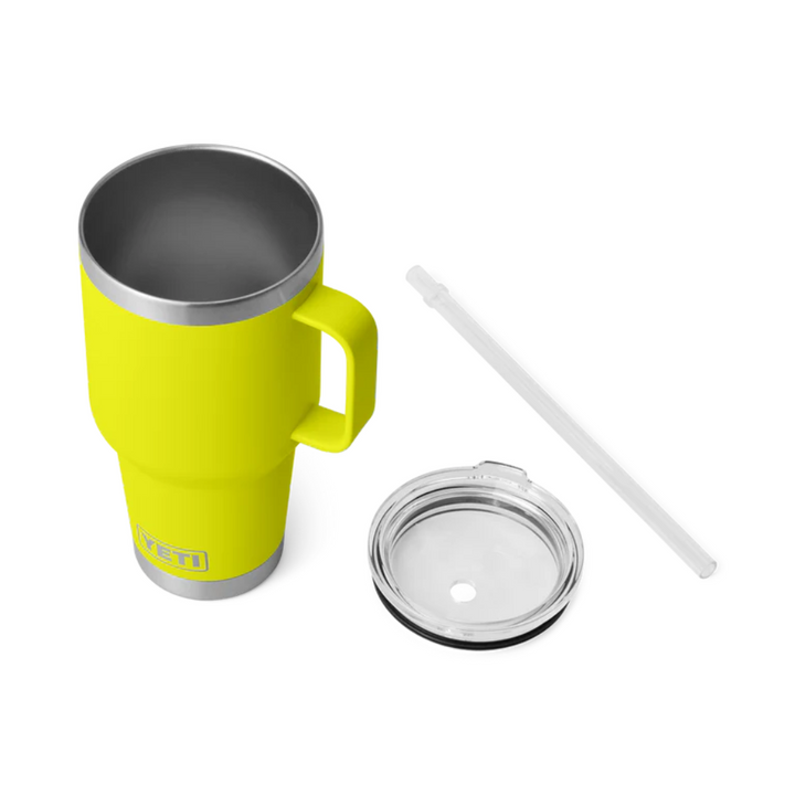 Yeti Rambler 35oz Straw Mug Firefly Yellow | Merchants Homewares