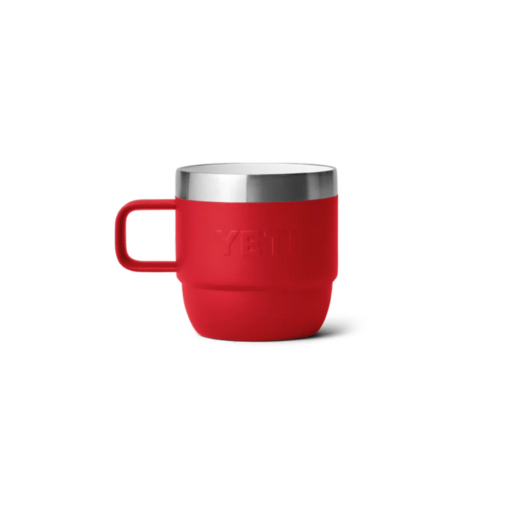 Yeti Rambler 6oz Stackable Mugs Rescue Red | Merchants Homewares