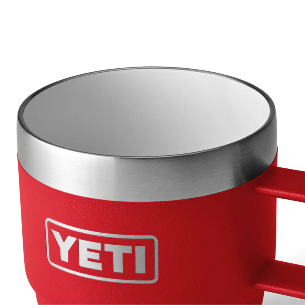 Yeti Rambler 6oz Stackable Mugs Rescue Red | Merchants Homewares