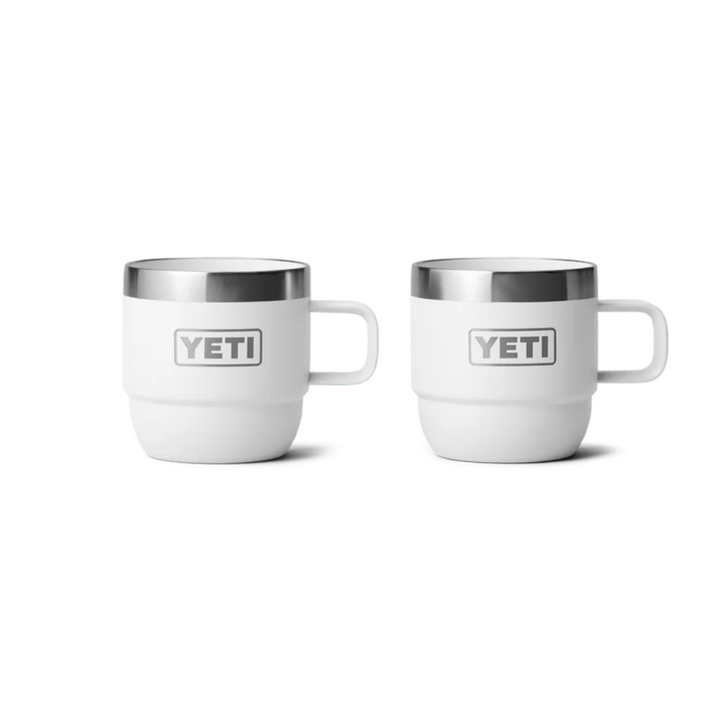 Yeti Rambler 6oz Stackable Mugs White | Merchants Homewares