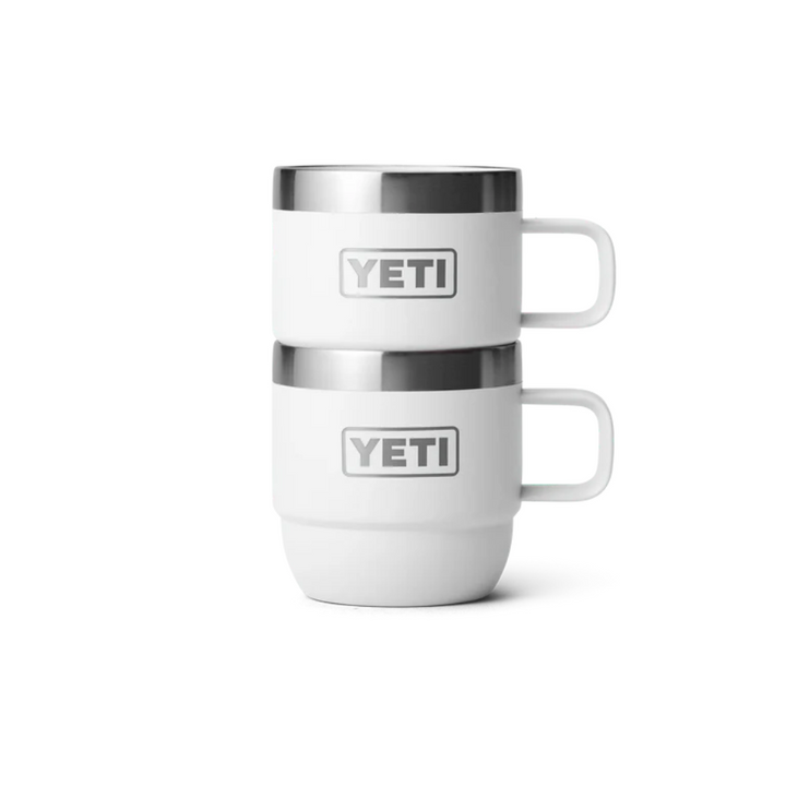 Yeti Rambler 6oz Stackable Mugs White | Merchants Homewares