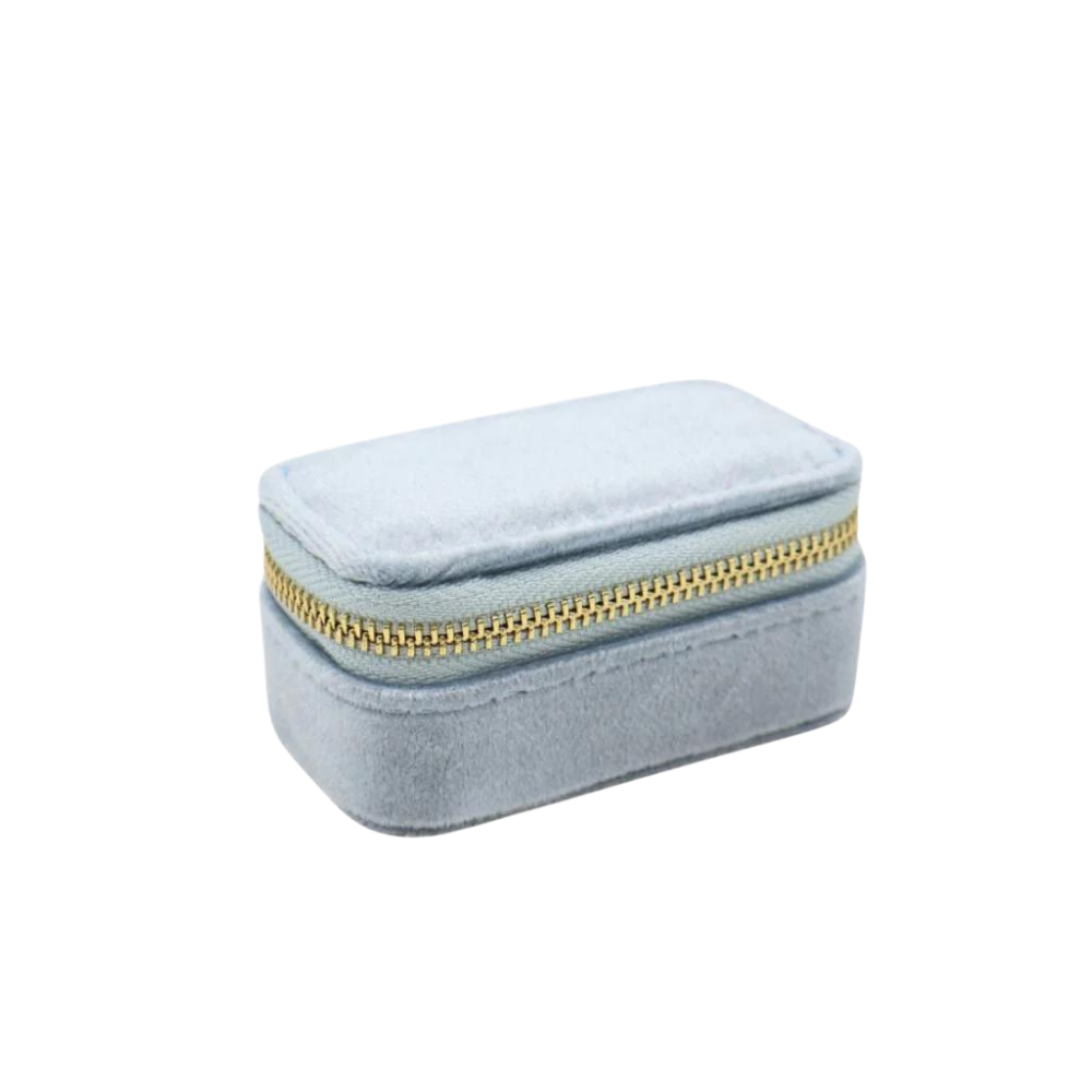 Zjoosh Mini Velvet Jewellery Case Blue | Merchants Homewares