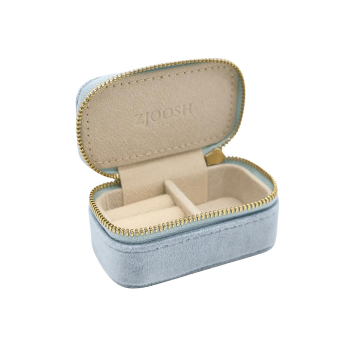 Zjoosh Mini Velvet Jewellery Case Blue | Merchants Homewares