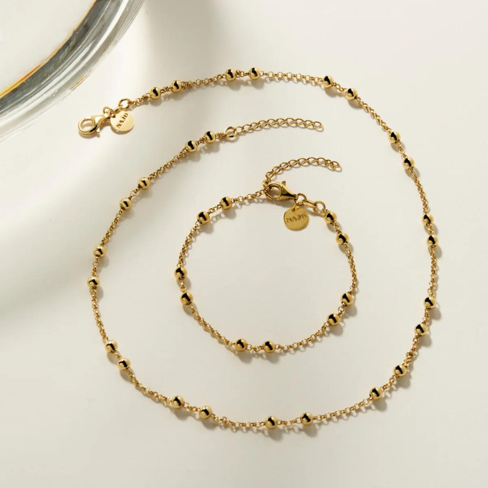 Najo Mattina Necklace Gold Lifestyle | Merchants Homewares