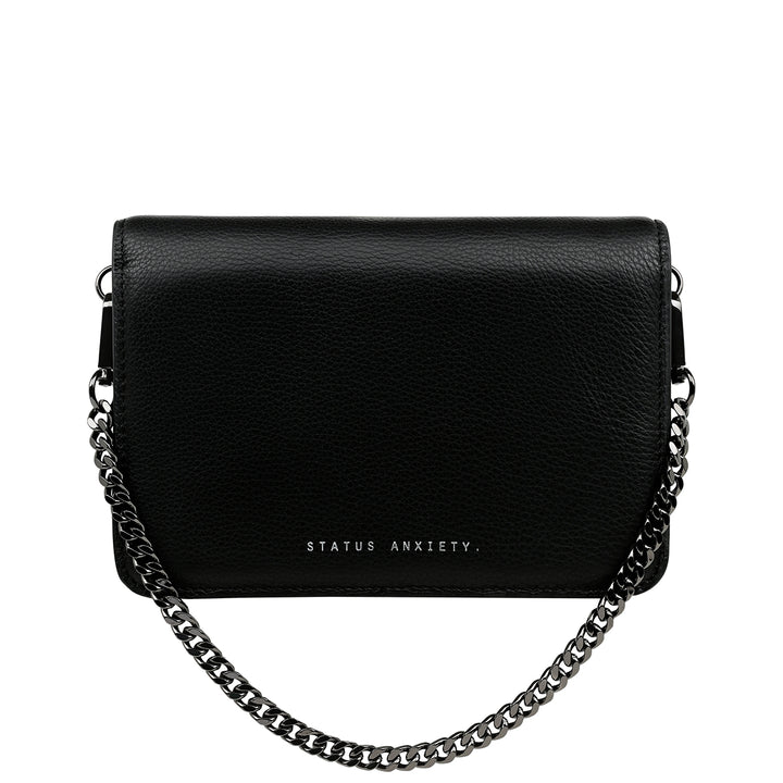 Status Anxiety She Burns Black Front Chain Strap | Merchants Homewares