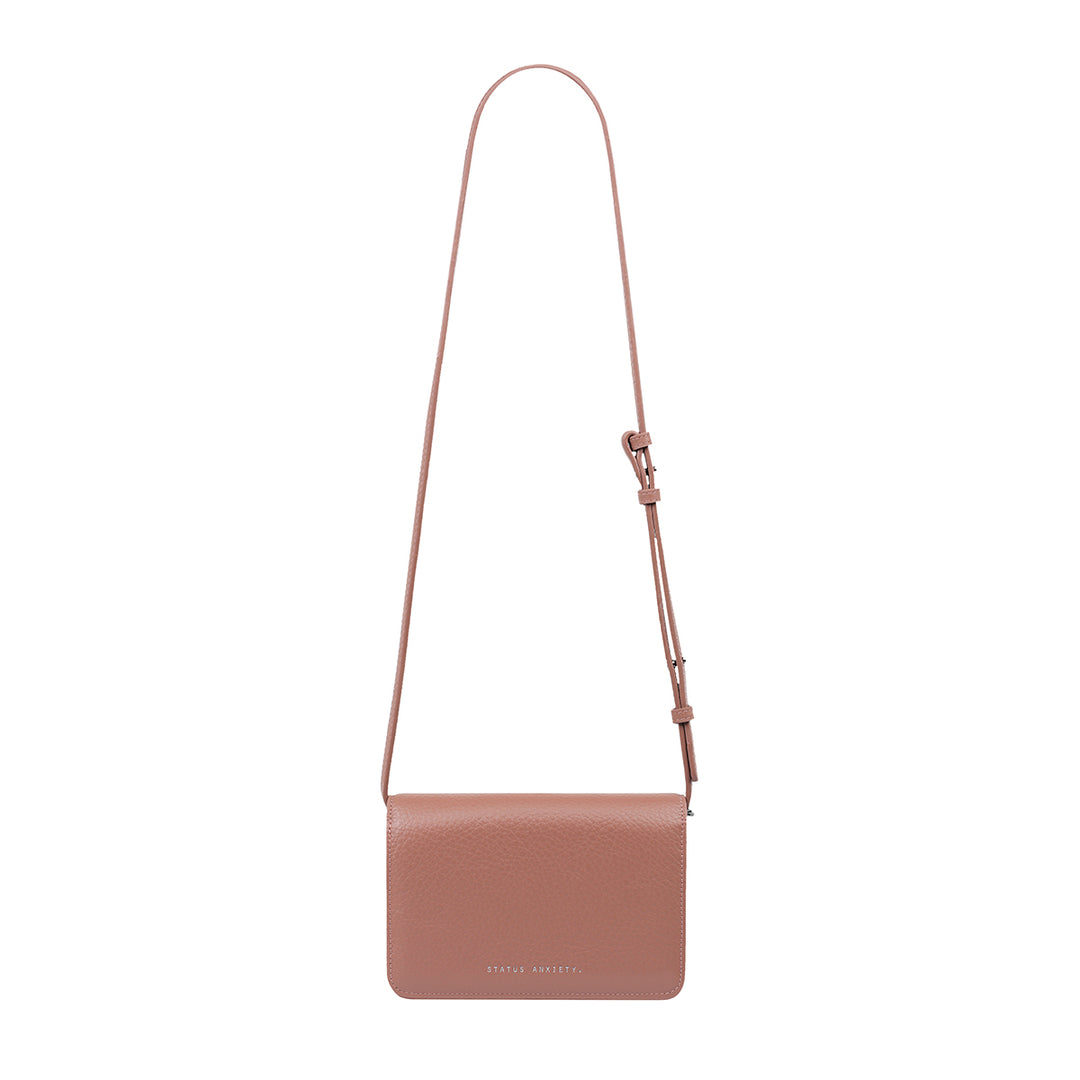 Status Anxiety She Burns Dusty Rose Front Long Strap | Merchants Homewares