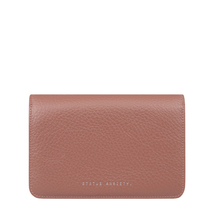 Status Anxiety She Burns Dusty Rose Front Clutch | Merchants Homewares