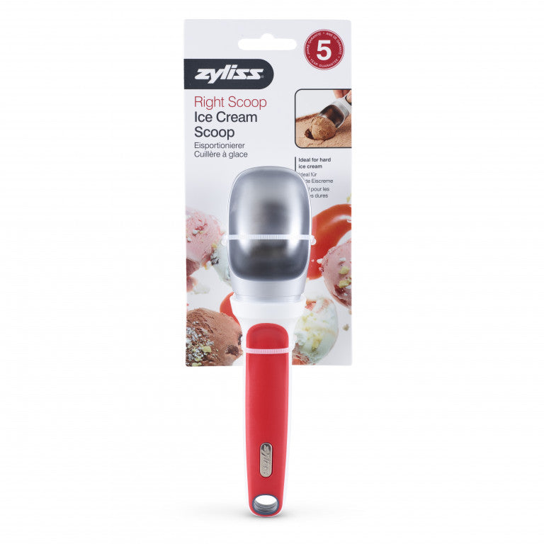 Zyliss Right Scoop Ice Cream Scoop - Red Merchants Homewares