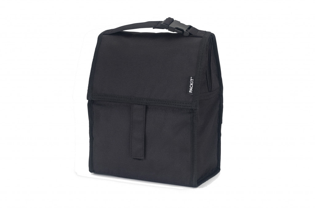Packit Freezable Lunch Bag Black Merchants homewares