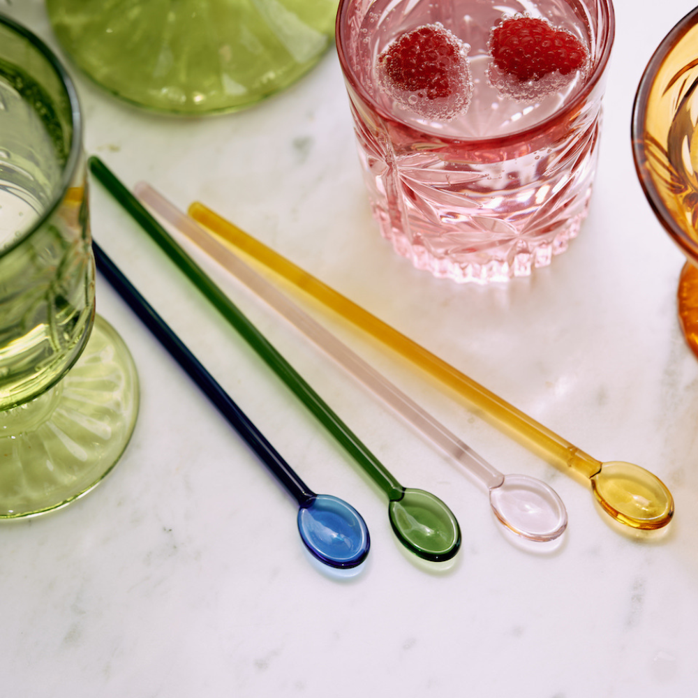 Annabel Trends Cocktail Swizzle Spoons Set of 4 Lifestyle | Merchants Homewares