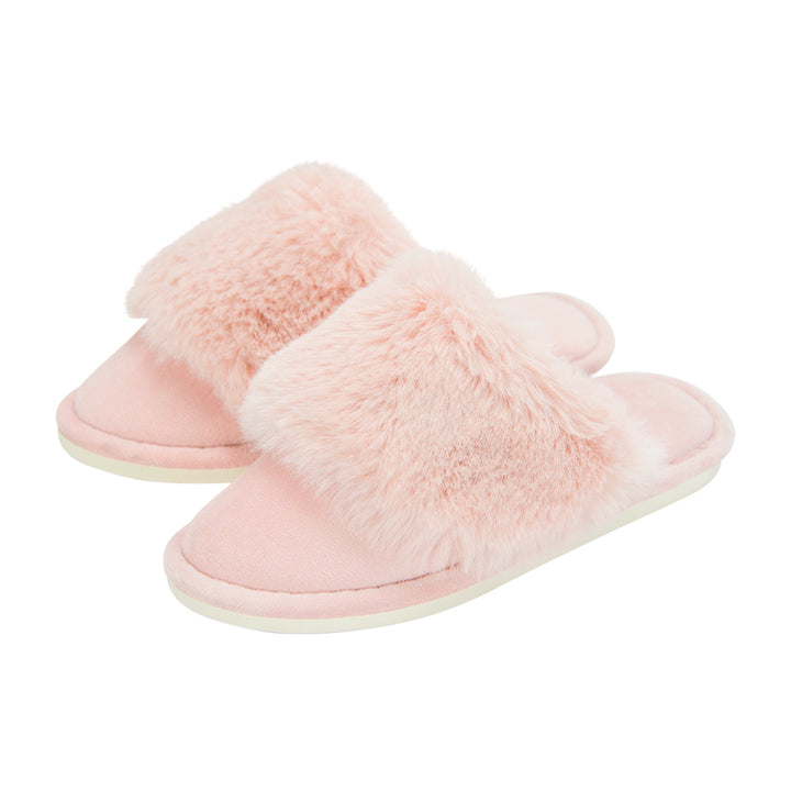 Annabel Trends Cosy Luxe Slippers Pink | Merchants Homewares