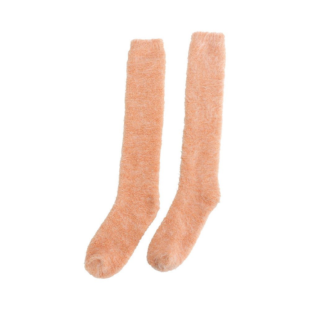 Annabel Trends Fuzzy Bed Socks Clay | Merchants Homewares