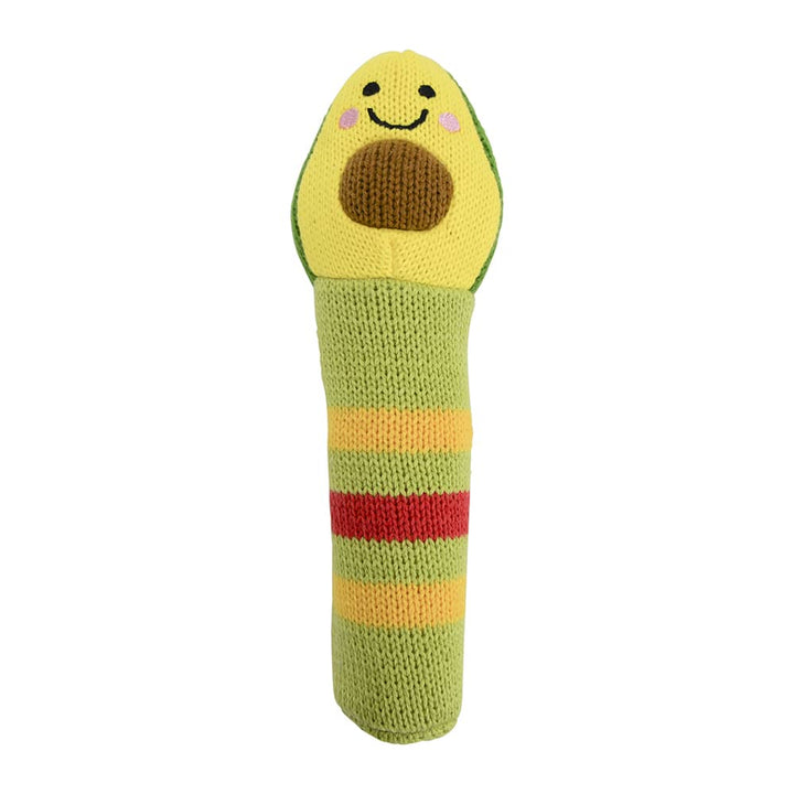 Annabel Trends Knit Hand Rattle Avocado | Merchants Homewares