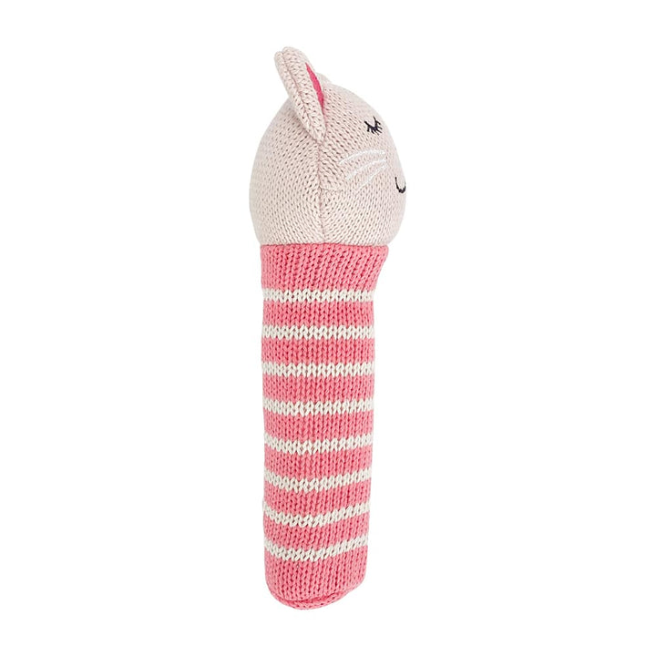 Annabel Trends Knit Hand Rattle Kitten | Merchants Homewares