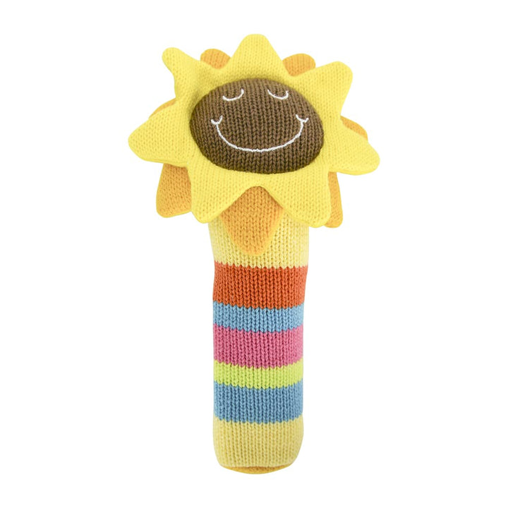 Annabel Trends Knit Hand Rattle Sunflower | Merchants Homewares