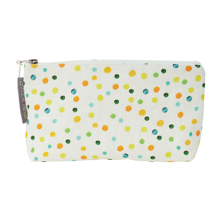 Annabel Trends Linen Cosmetic Bag Small Amalfi Spot | Merchants Homewares