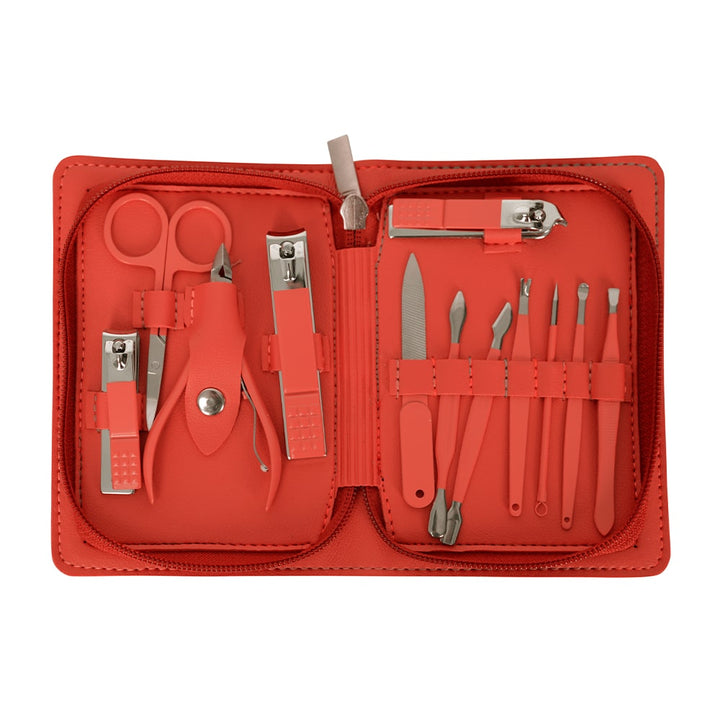 Annabel Trends Manicure Set Coral Open | Merchants Homewares