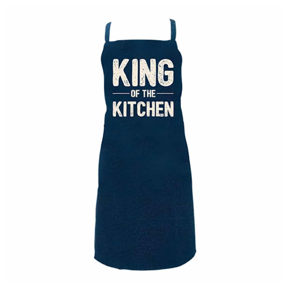 Annabel Trends Screen Print Apron King of The Kitchen | Merchants Homewares